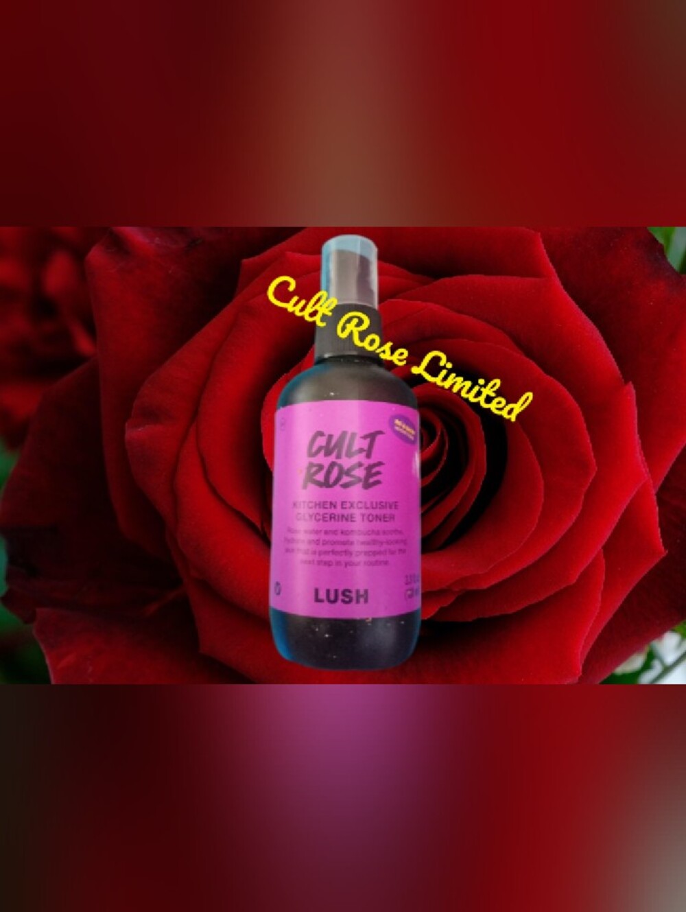 Lush Cult Rose Toner — Kitchen Exclusive